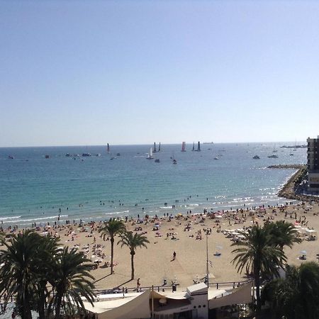 Ático Loft en frente al mar terraza vista espectacular Alicante Exterior foto