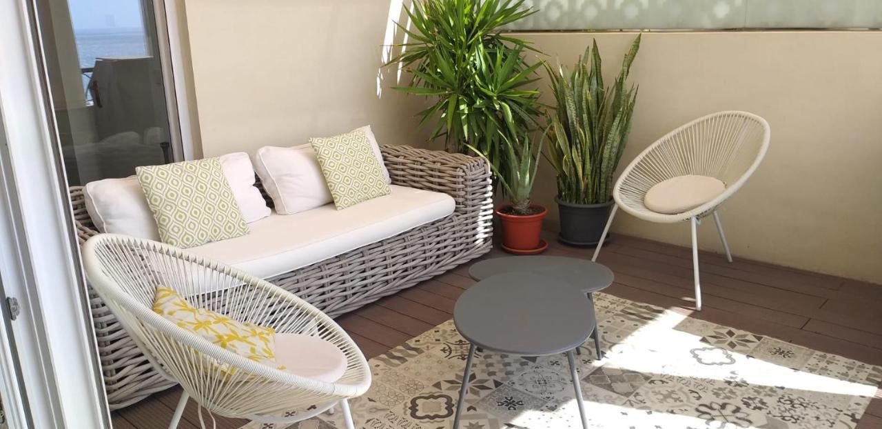 Ático Loft en frente al mar terraza vista espectacular Alicante Exterior foto